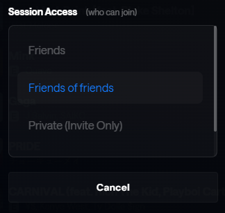 session access field